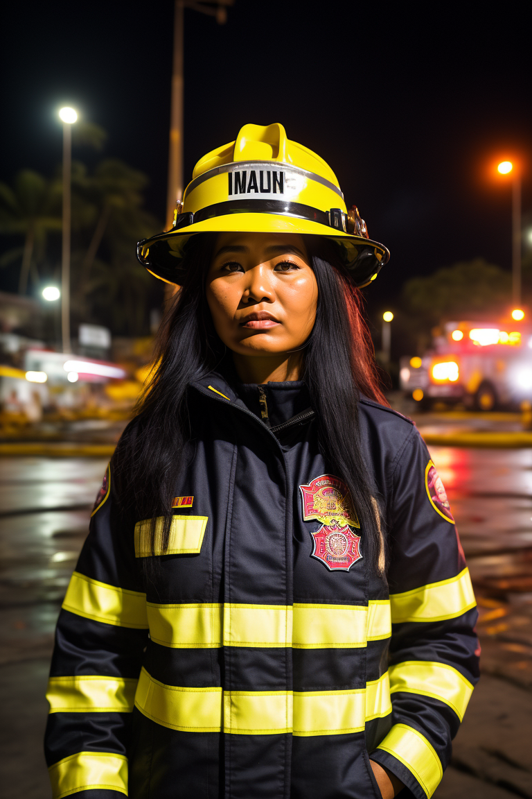 14574-2293747257-5538-Indonesian woman,  Firefighter, on  streets Ecuador city, outside Stadium_Arena, mj,.png